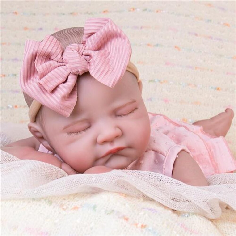 Reborn Baby Dolls Realistic Lifelike 20" Newborn Baby Doll Girls Feeding Kit - Picture 2 of 7